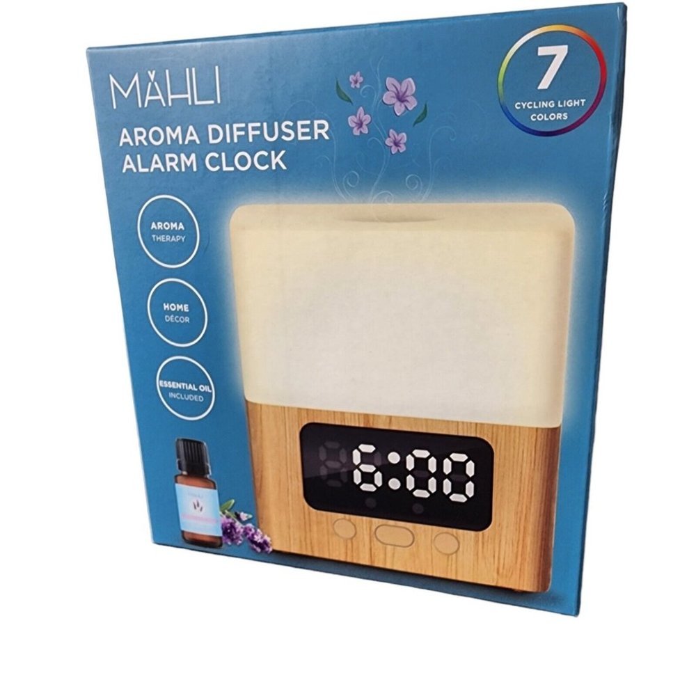 Alarm Essential Oil Diffuser,300ml Aromatherapy, Alarm Clock